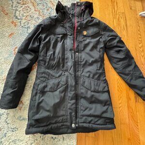 Fjällräven Black Insulated Winter Parka Jacket Women’s
